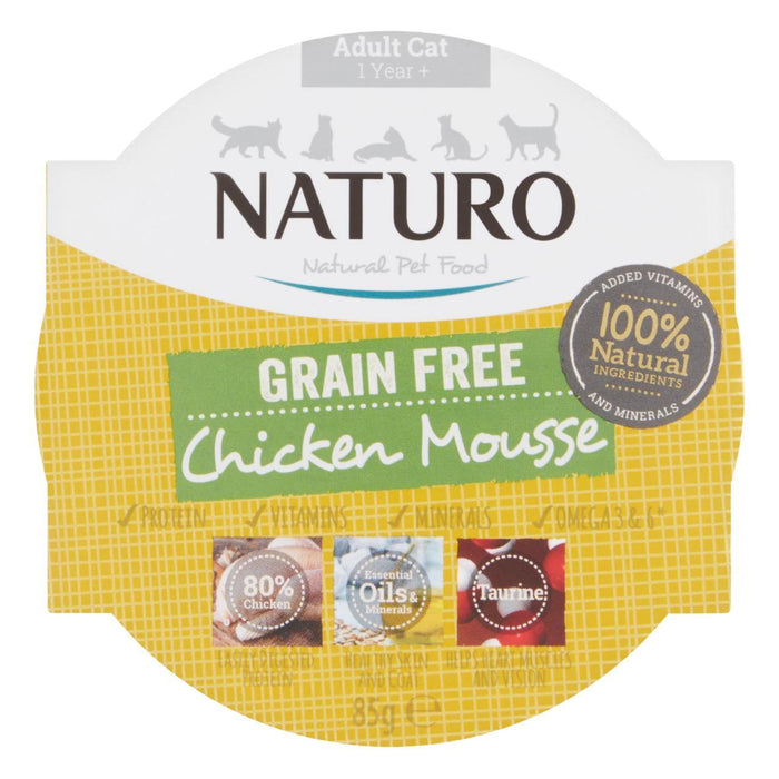 Naturo Chicken Mousse Wet Cat Food 85g