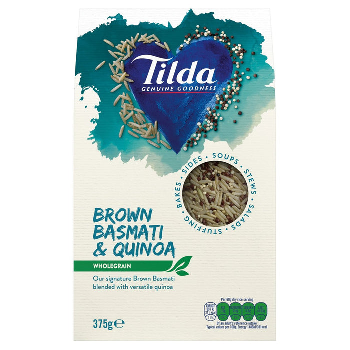 Tilda Brown Basmati Rice & Quinoa 375G