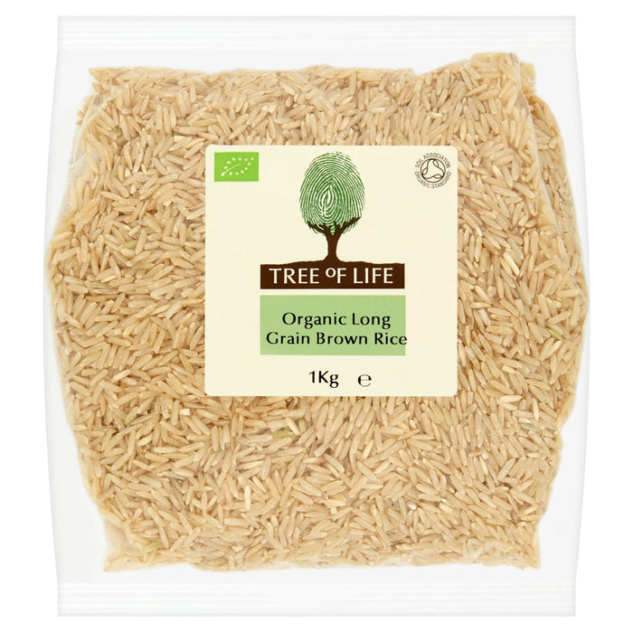 Árbol de la vida arroz orgánico marrón grano largo 1 kg