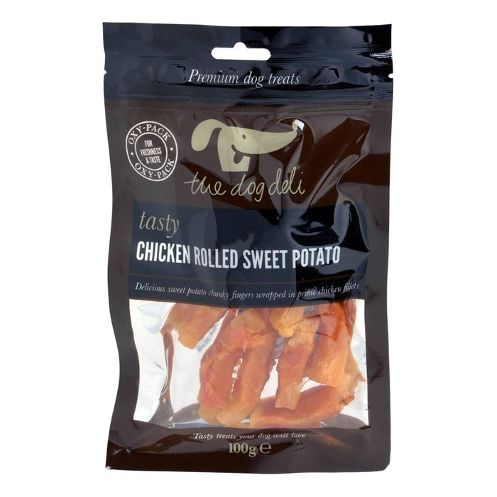 Petface The Dog Deli Chicken Rolled Sweet Potato Dog Treat 100g