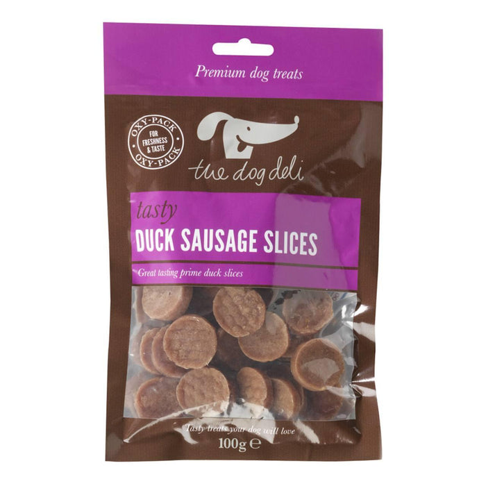 Petface The Dog Deli Duck Sausage Slices Dog Treats 100g