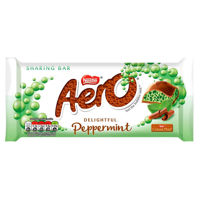 Aero Pfeffermint Chocolate Sharing Bar 90g