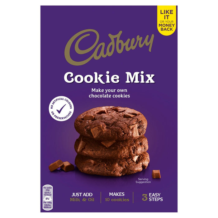 Mélange de pâte à biscuits Cadbury 265G