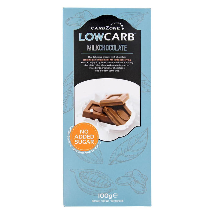 Carbzone Low Carb Milk Chocolate 100g