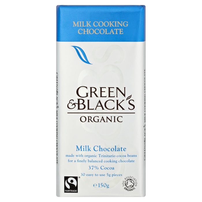 Bio -Milchschokolade von Green & Black's Cook 150 g