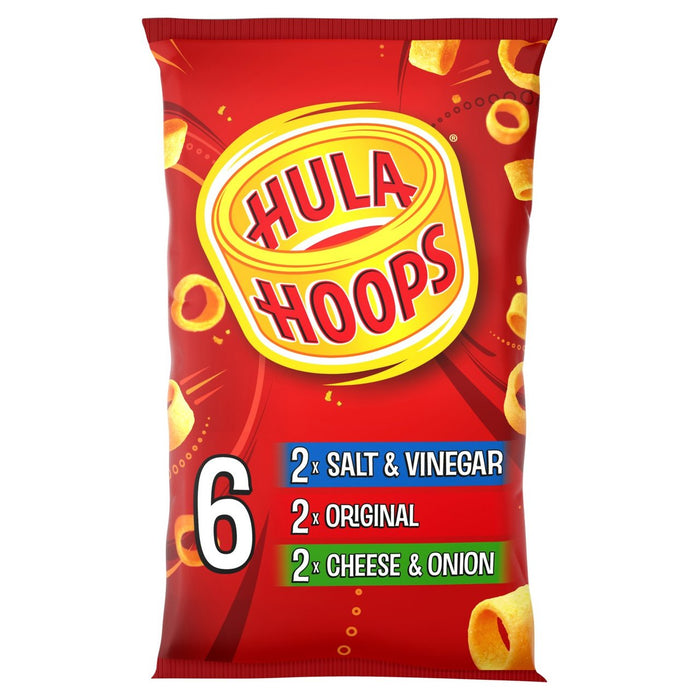 Hula Hoops variedad múltiples múltiples 6 por paquete