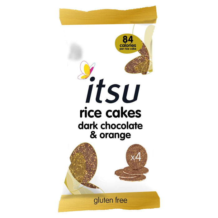 ITSU Chocolate noir et gâteaux de riz orange 70g