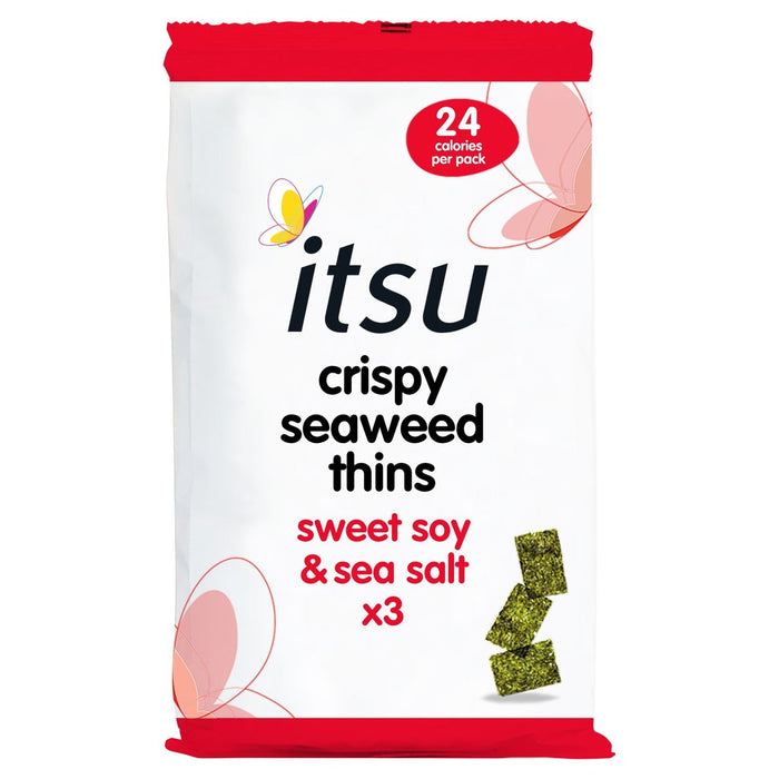 Itsu Sweet Soy & Sea Salt Seaweed Thins Multipack 3 x 5G