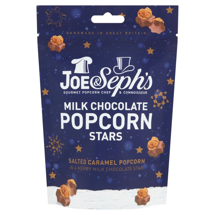 Joe & Sephs Milchschokolade Popcorn Star Bites 63g
