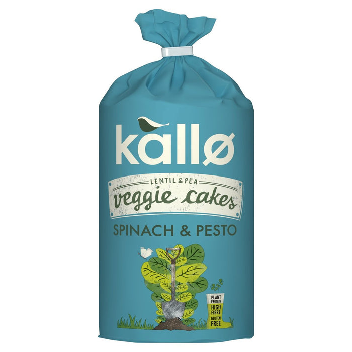 Kallo Spinat & Pesto Veggie Cakes 122g