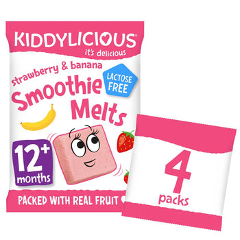 Kiddylicious Fruit Wriggles, strawberry, infant snack, 12months+ 12g