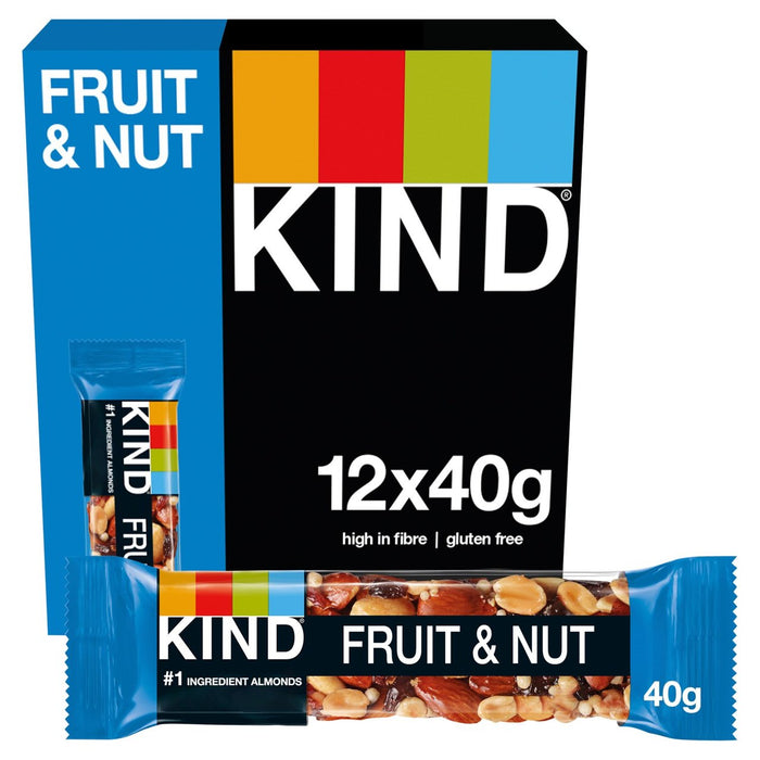 Kind Fruit & Nut Snack Bar 12 x 40g