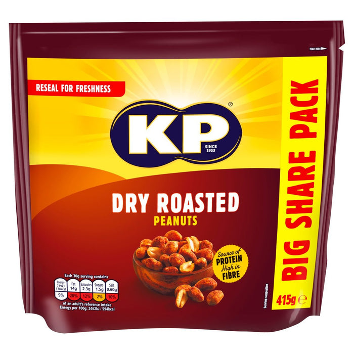 KP Dry Roasted Peanuts 415g