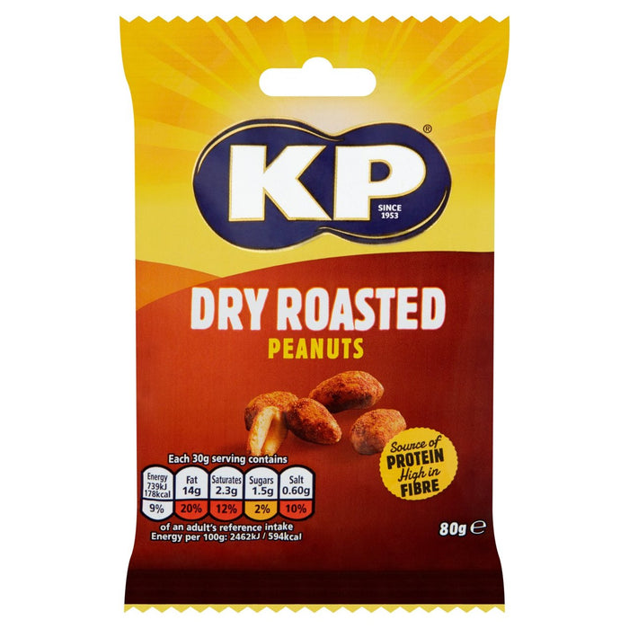 KP Peanuts asados ​​secos 80G