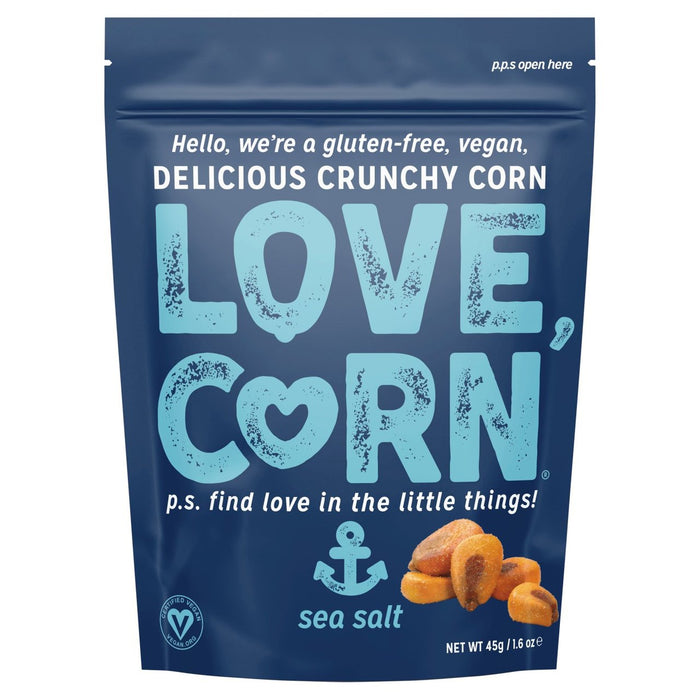 Me encanta el maíz marino marino crujiente 45g