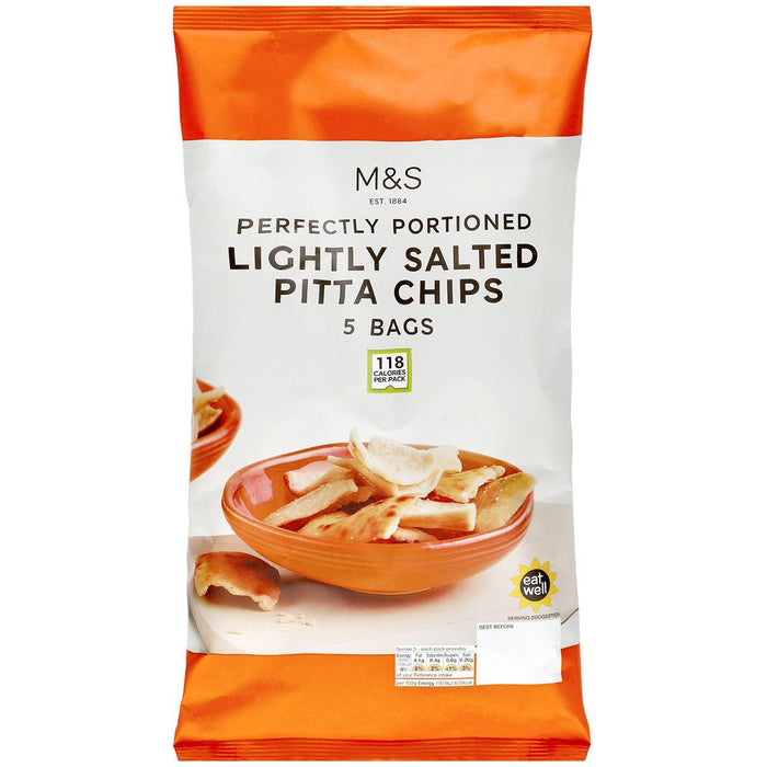 M&S chips pitta ligeramente salados 150G