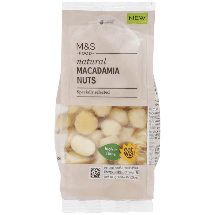M & S Natural Macadamia Nüsse 150 g