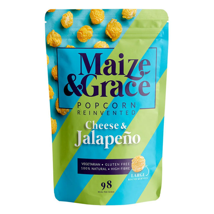 Maíz y gracia queso y jalapeño palomitas de maíz 36g