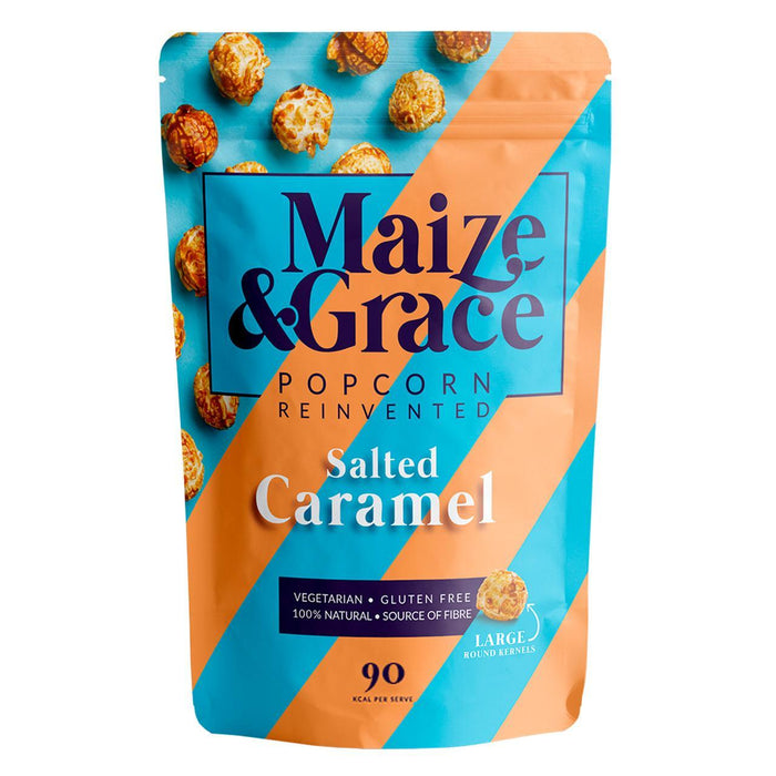 Mais & Grace gesalzene Karamellpopcorn 72g