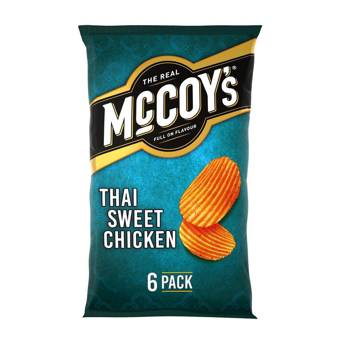McCoy's Thai Sweet Chicken Multipack Crisps 6 x 25g