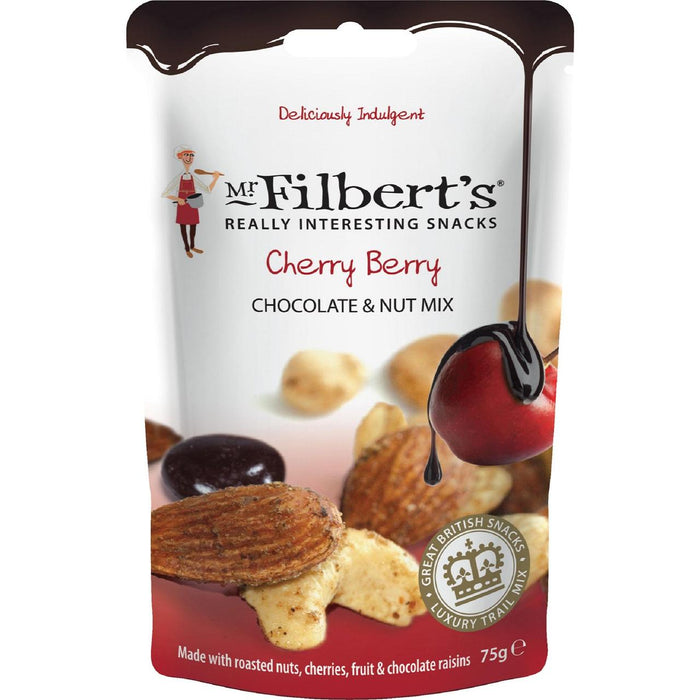 Mr Filberts Cherry Berry Chocolate & Nut Mix 75G
