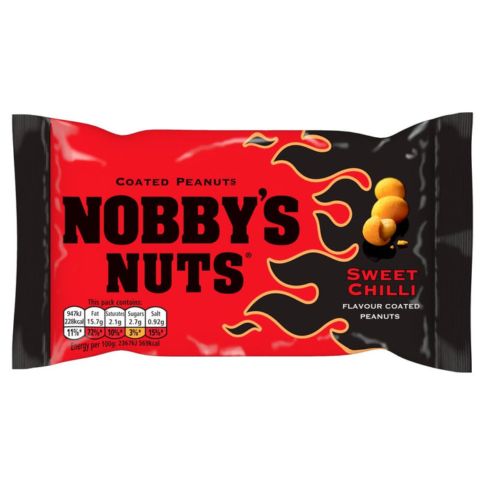 Nueces de nobby sweet chilli recubiertos con recubrimiento 40g
