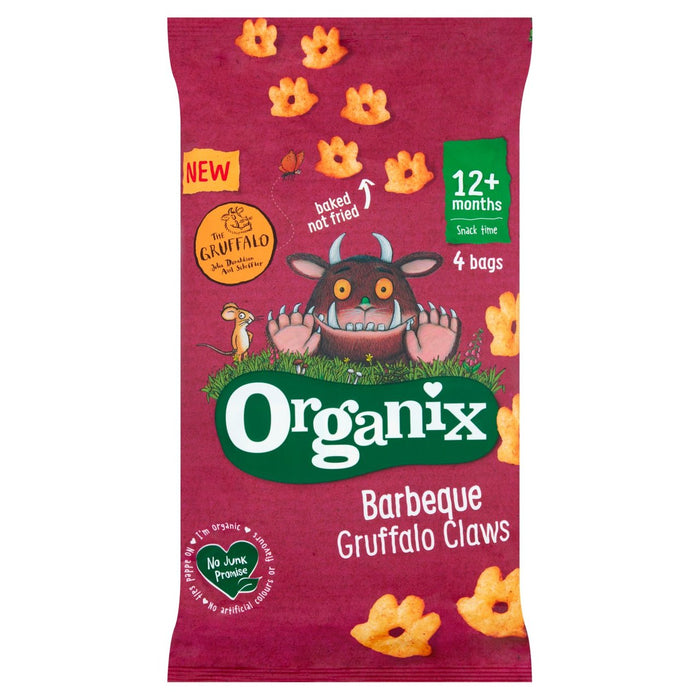 Organix Grill organische Gruffalo -Krallen 12 Monate+ Multipack 4 x 15g