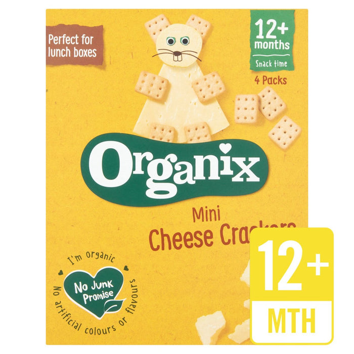 Organix mini galletas de queso orgánico 12 meses+ 80 g