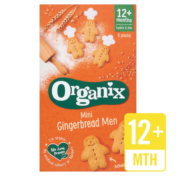 Organix Mini Organic Gingerbread Men 12 MTHS + 125G