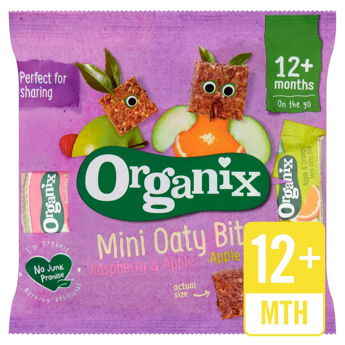 Organix -Sorte Organische Mini -Haferbisse 12 Monate+ Multipack 110g