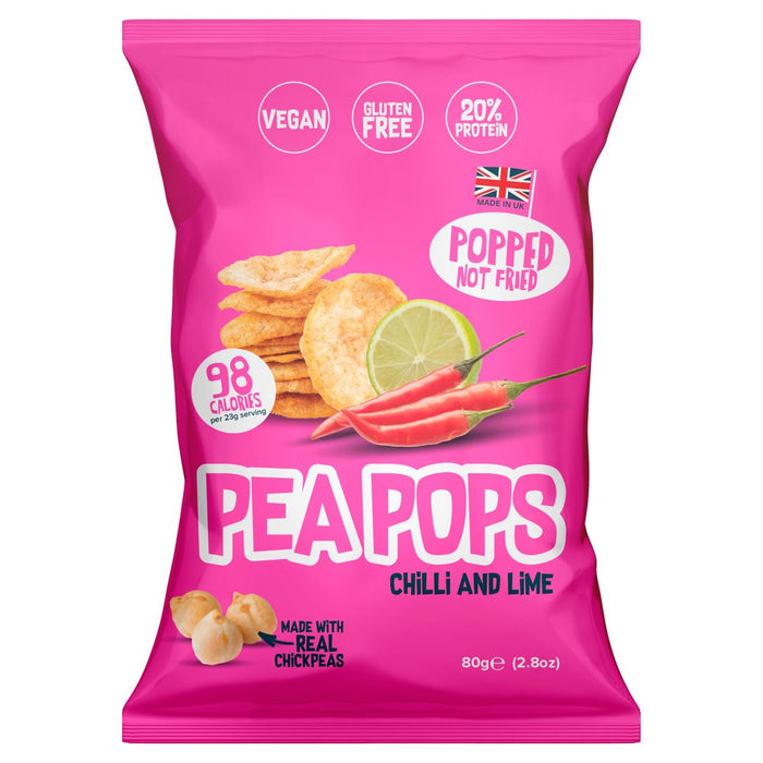 Pea Pops Chili & Lime 80G
