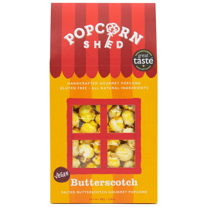 Popcorn Shed Butterscotch Gourmet Palomitas de maíz 80g