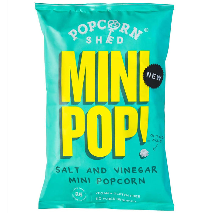 Popcorn Shed Mini Pop Salt & Vinegar Partage Sac 75G