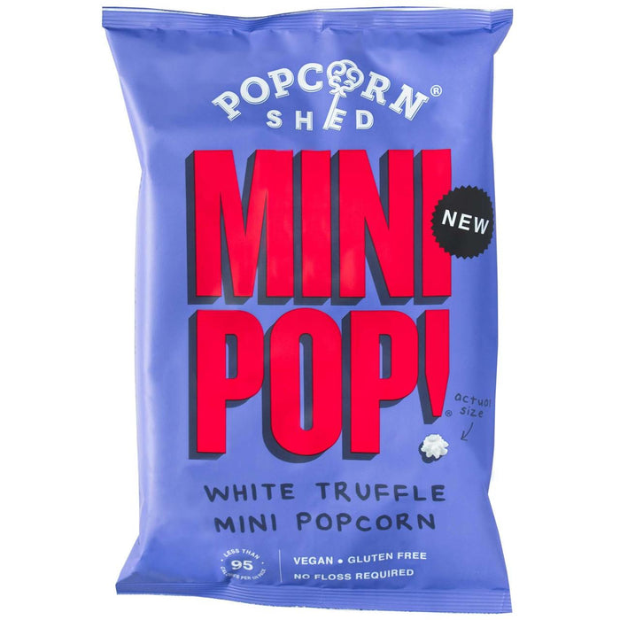 Popcorn Shed Mini Pop White Truffle Partage Sac 70g