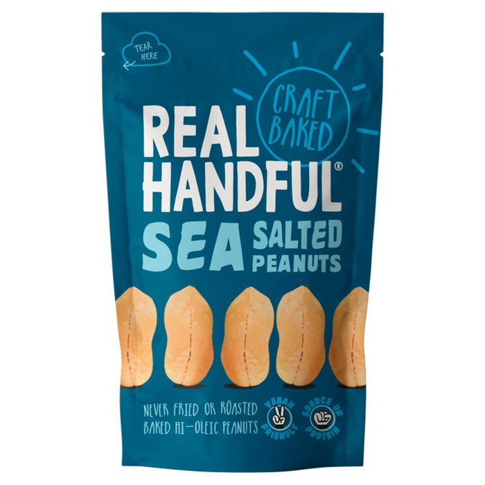 Echte Handvoll Meeres gesalzene Erdnüsse 70 g