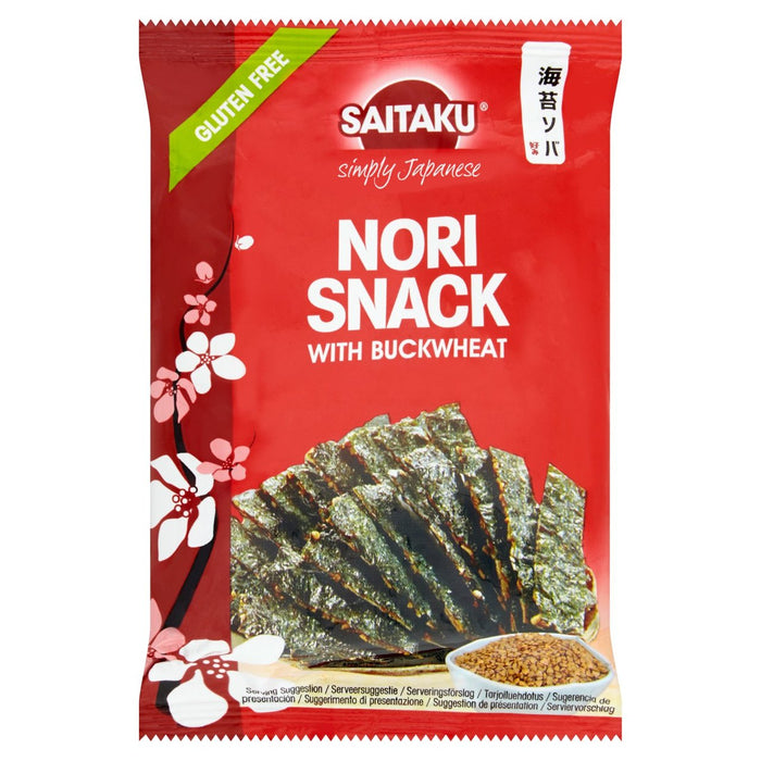 Saitaku nori bocadillo de algas con trigo sarraceno 20g