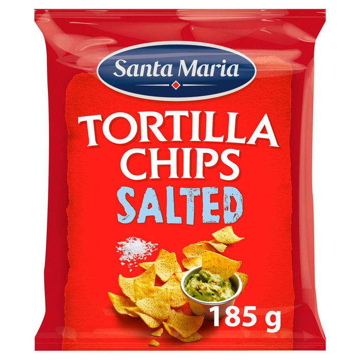 Chips de tortilla de Santa María salado 185G