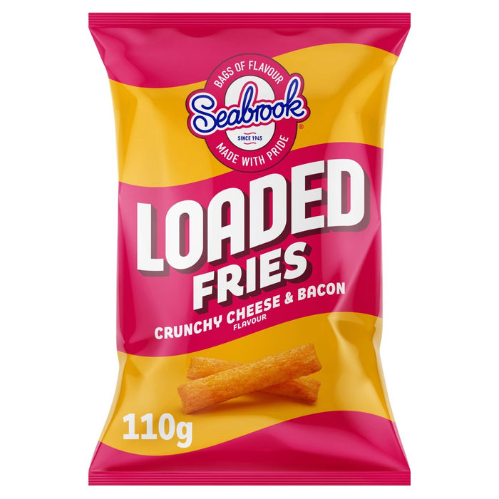 Seabrook Loaded Fries Cheese & Bacon Sharing Bag 110g