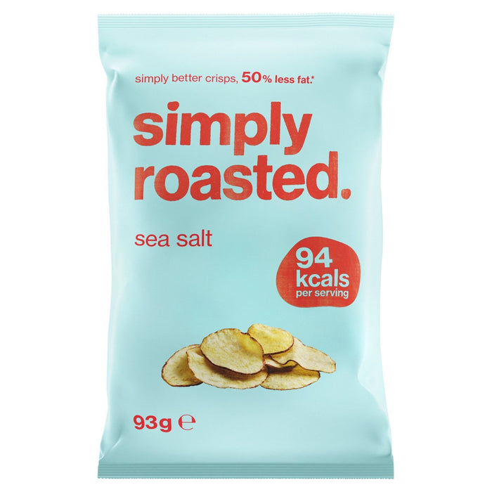 Einfach geröstete Meersalz -Chips 93g