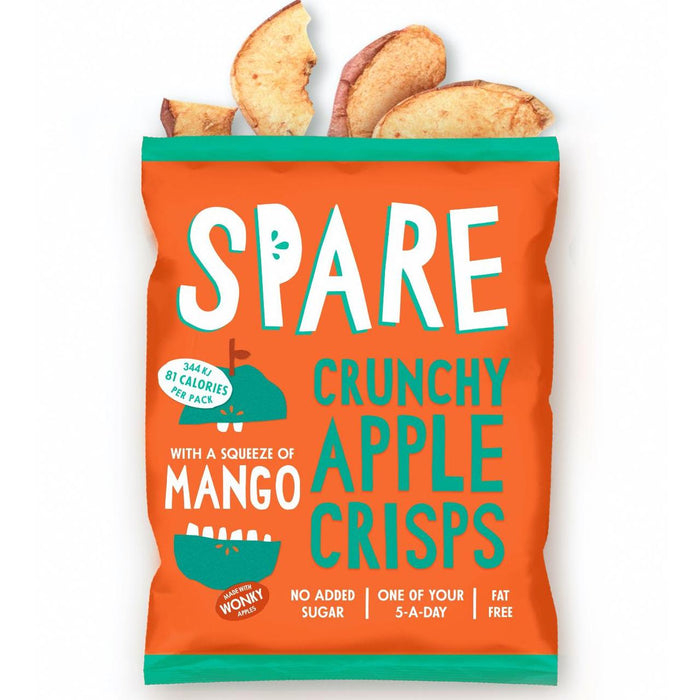 Ersatz -Snacks knuspriger Apple & Mango Chips 22G