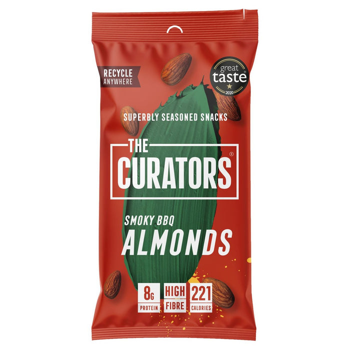 Los curadores Smoky BBQ Almonds 35G