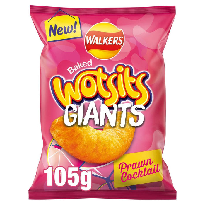 Walkers Wotsits Giants Garnelen -Cocktail -Snacks 105g