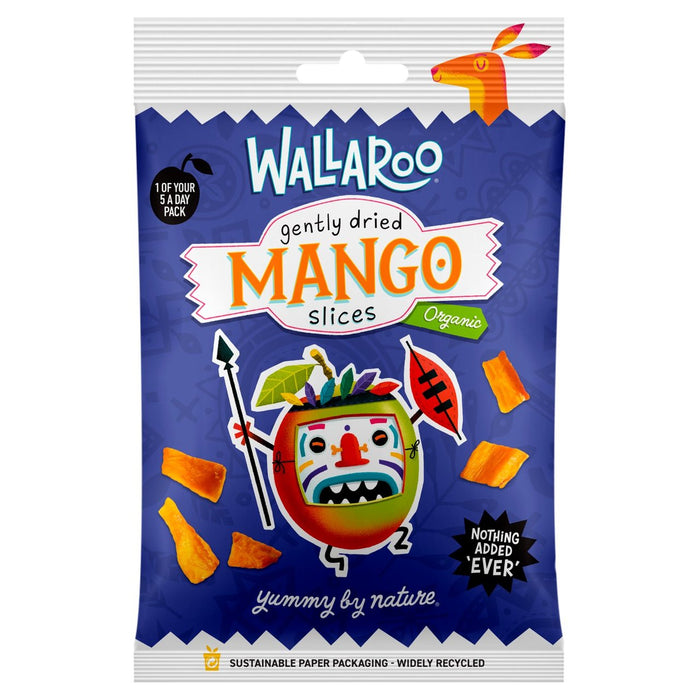 Wallaroo organische getrocknete Mangoscheiben 35G