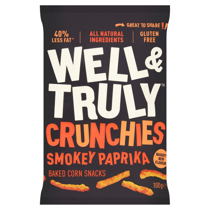 Well & Truly Crunchy Smokey Paprika Sticks 100g