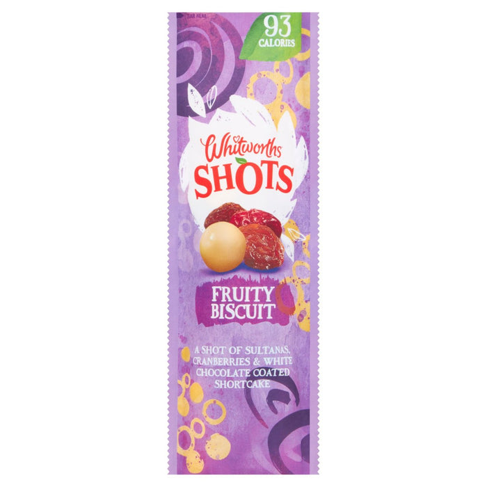 Whitworths Shots Single Fruity Biscuit 25g