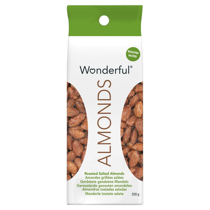 Wonderful Almonds Roasted & Salted 200g