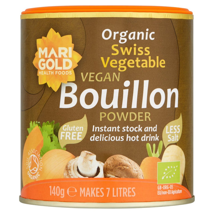 Marigold Organic Vegan Bouillon Powder Reduced Salt 140g