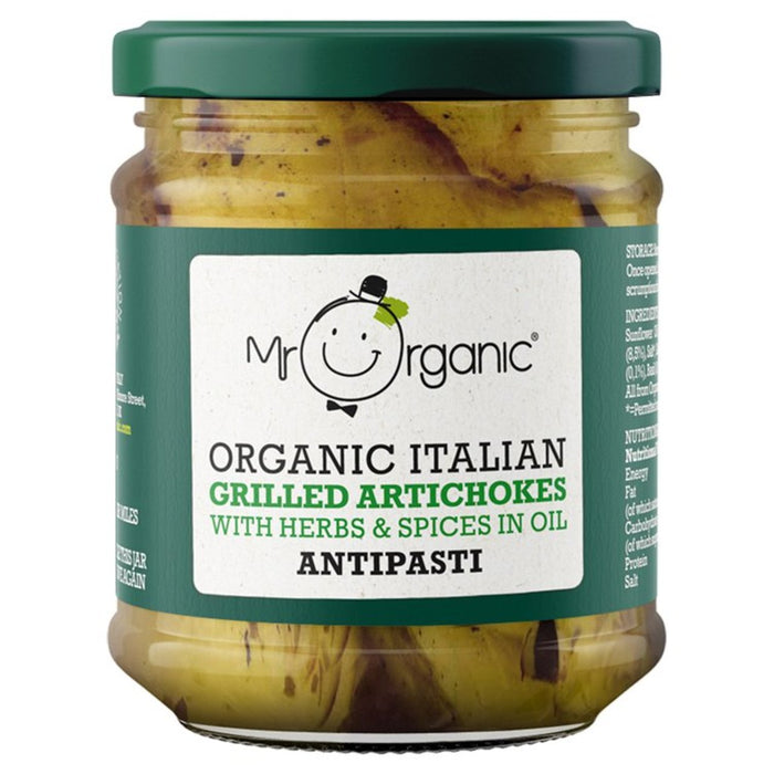 Mr Organic Grilled Artichoke Antipasti 190g