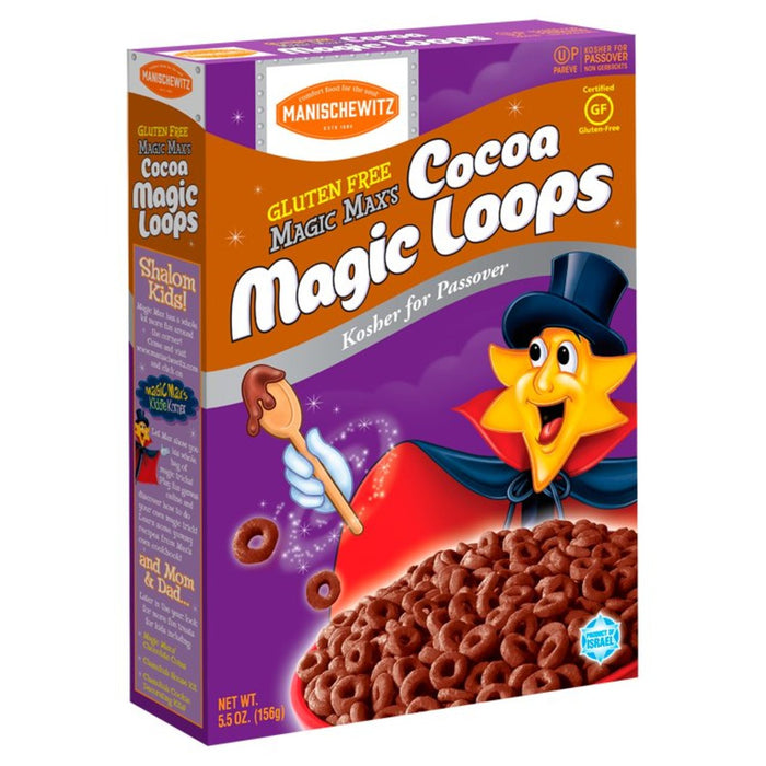 Manischewitz Magic Maxs Cocoa Loops Cereal 156g