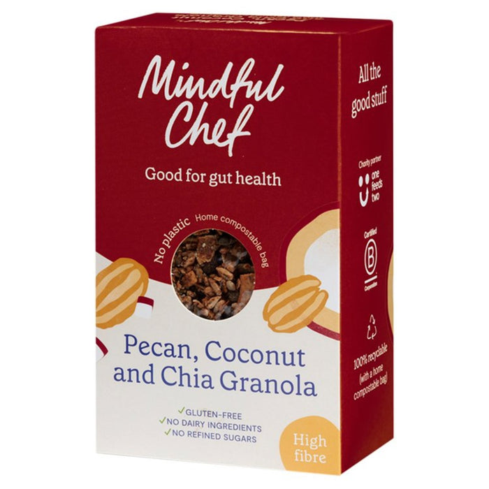 Mindful Chef Pecan Coconut and Chia Granola 375g